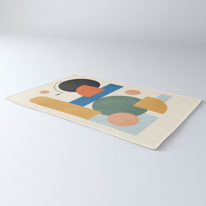 Geometric Color Play 01 Rug Gallery Image 3