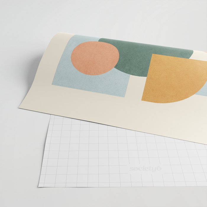 Geometric Color Play 01 Wrapping Paper Gallery Image 2