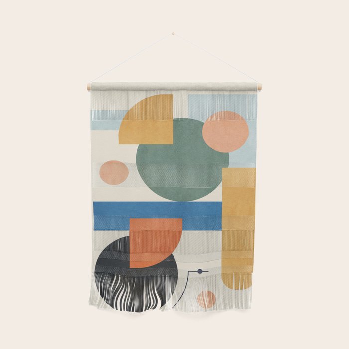 Geometric Color Play 01 Wall Hanging Gallery Image 1