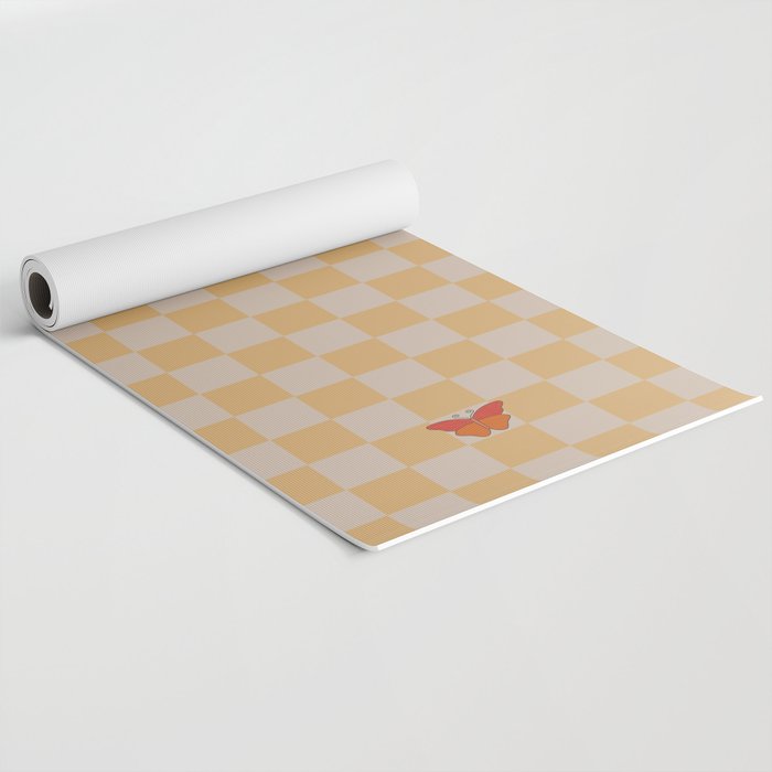 Radiate Positivity Butterflies Yoga Mat Gallery Image 2