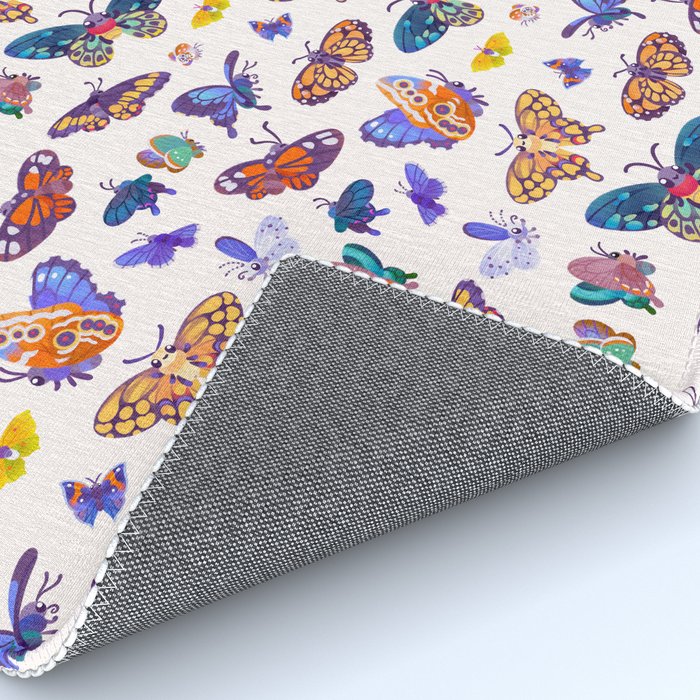 Butterflies Day - bright Rug Gallery Image 4