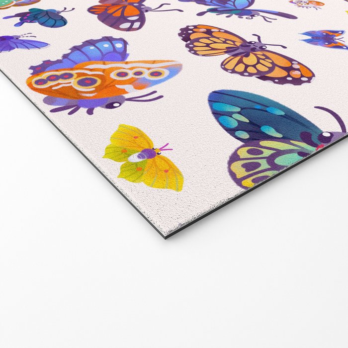 Butterflies Day - bright Welcome Mat Gallery Image 2