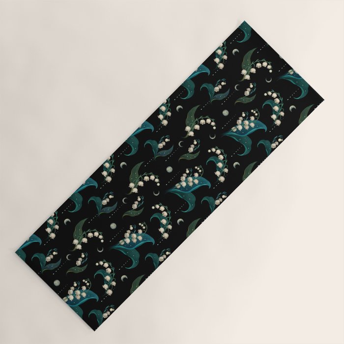 Lily of the Valley - May Flower Yoga Mat Gallery Image 1