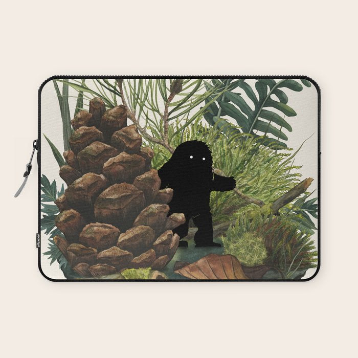 Tiny Sasquatch Laptop Sleeve Gallery Image 1