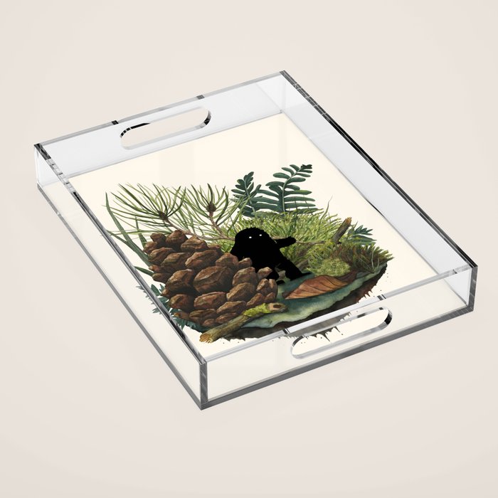 Tiny Sasquatch Acrylic Tray Gallery Image 1