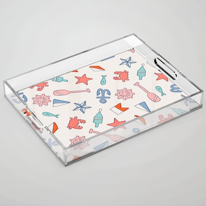 Nautical NE Acrylic Tray Gallery Image 1