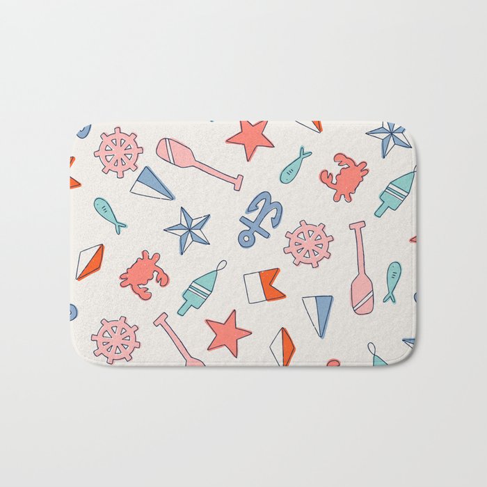 Nautical NE Bath Mat Gallery Image 1