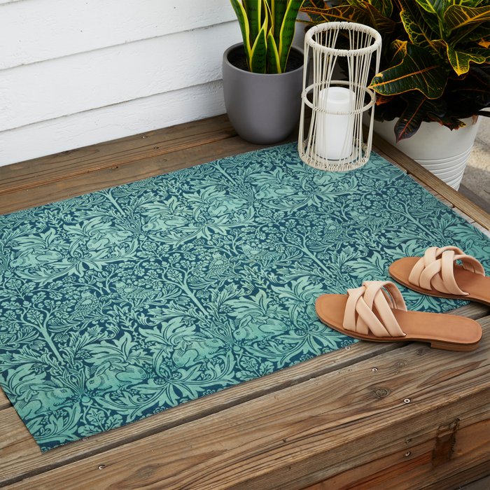 William Morris "Brer rabbit" 5. Outdoor Rug Gallery Image 2