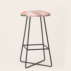 Cactus plant doodle art pattern Stool Gallery Image 1