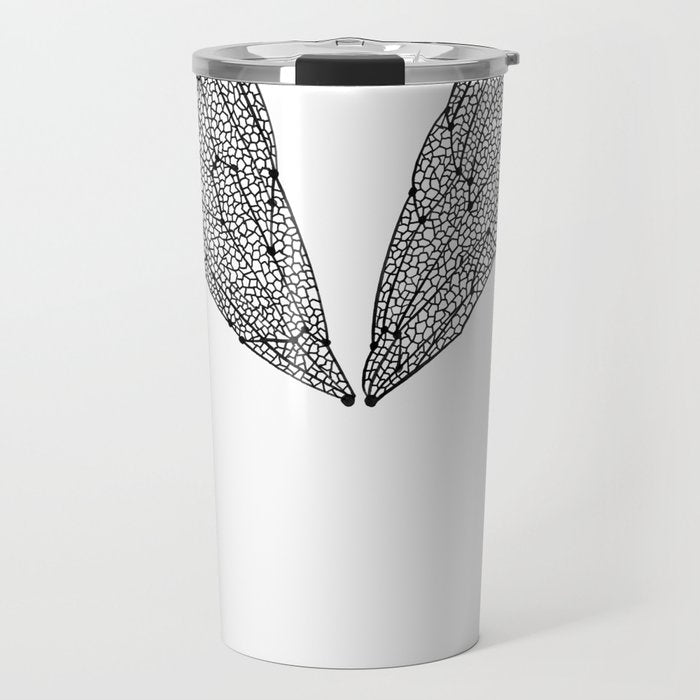 Black Cicada Wings Travel Mug Gallery Image 1