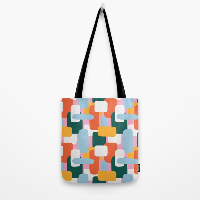 Abstract geometric shape art pattern Tote Bag Gallery Image 2