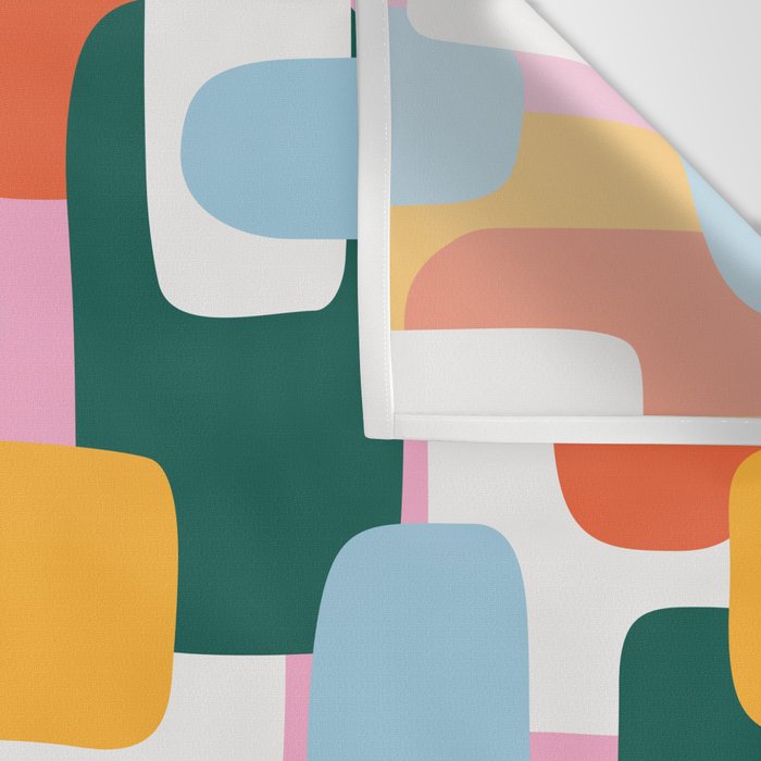 Abstract geometric shape art pattern Wall Tapestry Gallery Image 3