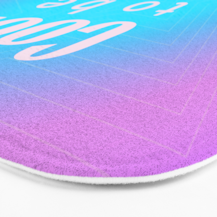 Cool To Be Kind - Gradient Typography Bath Mat Gallery Image 3