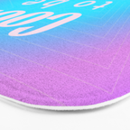 Cool To Be Kind - Gradient Typography Bath Mat Gallery Image 3