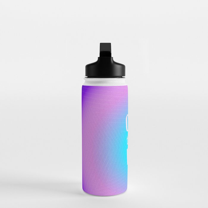 Cool To Be Kind - Gradient Typography Water Bottle Gallery Image 3