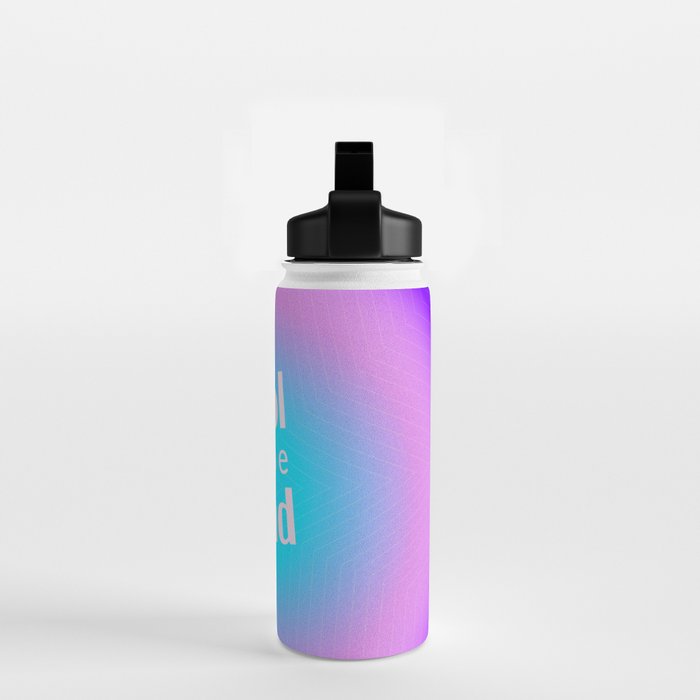 Cool To Be Kind - Gradient Typography Water Bottle Gallery Image 2