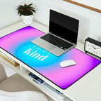 Cool To Be Kind - Gradient Typography Desk Mat Gallery Image 2