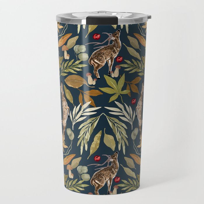 Deer in a wild nature forest DD Travel Mug Gallery Image 1