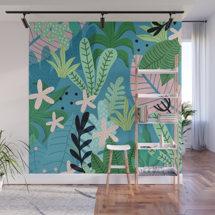 Into the jungle - twilight Wall Mural Gallery Image 1