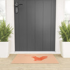 Allergic to Nuts - Origami Orange Squirrel Welcome Mat Gallery Image 3