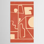 Modern Abstract Minimal Shapes 39/3 Tablecloth Gallery Image 2