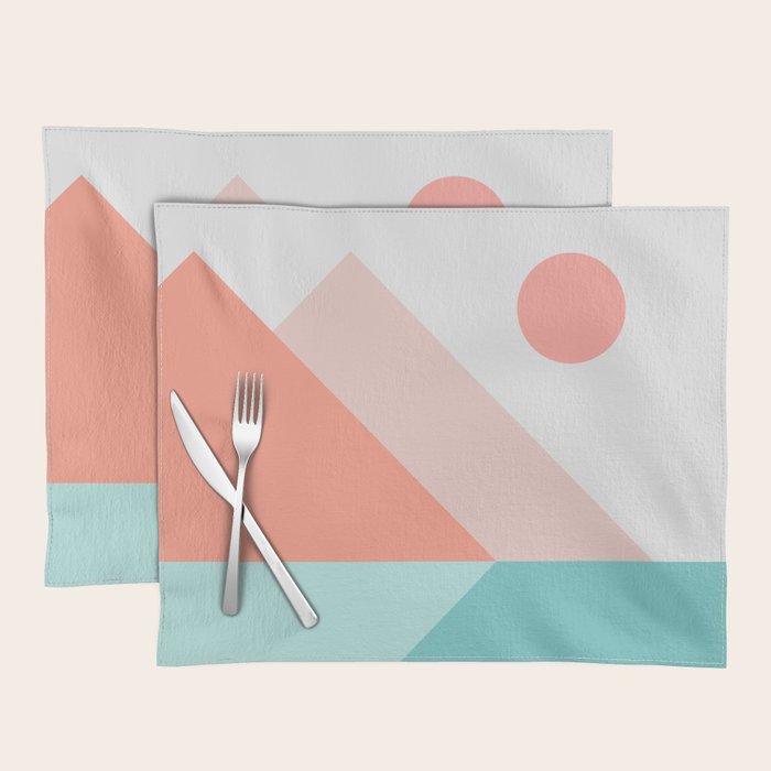 Geometric Landscape 13 Placemat Gallery Image 1