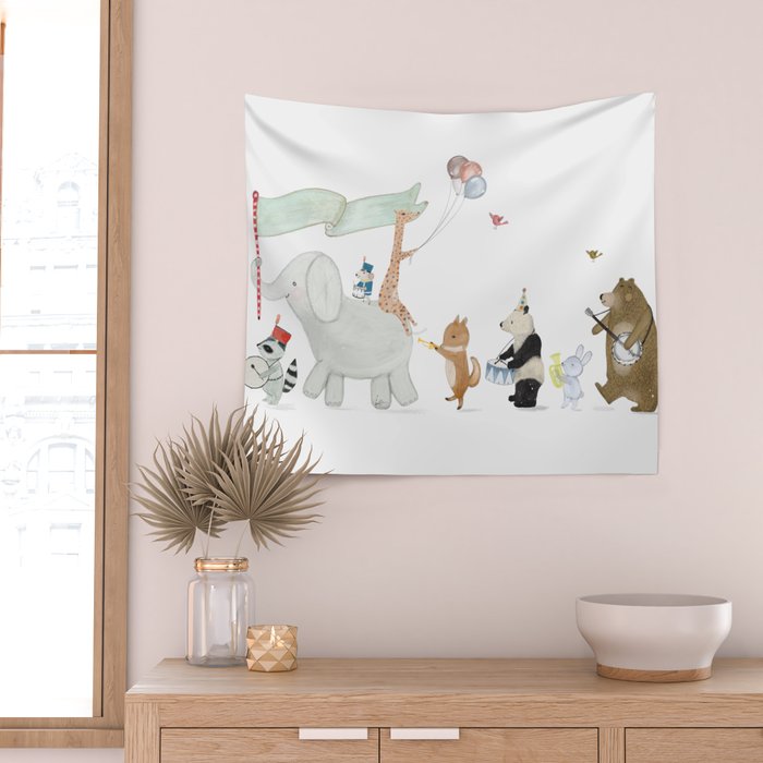 littlest parade Wall Tapestry Gallery Image 2
