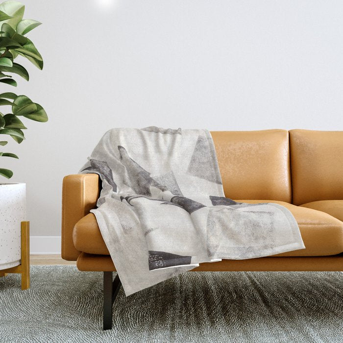 Half Full #2 Throw Blanket Gallery Image 1