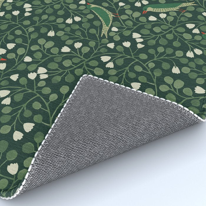 Aviary Vine - Forest Green Rug Gallery Image 4
