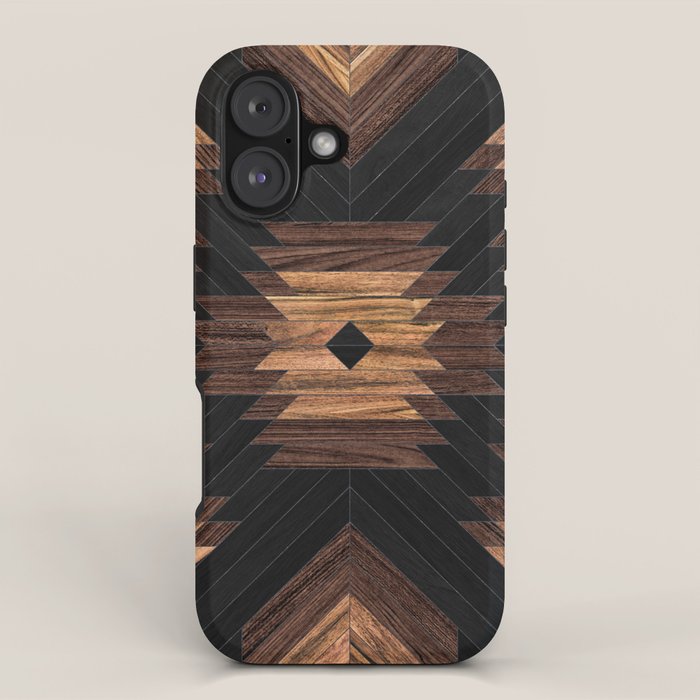 Urban Tribal Pattern No.7 - Aztec - Wood iPhone Case Gallery Image 1