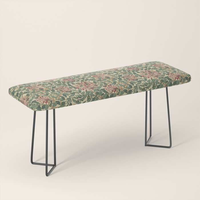 William Morris "Honeysuckle" 1. Bench Gallery Image 1