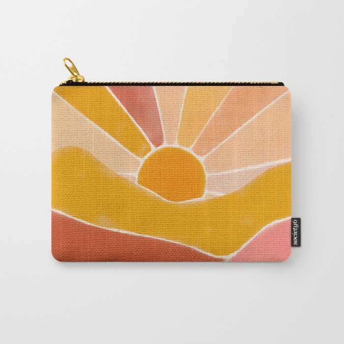 Wonderful Sunset Boho Carry All Pouch Gallery Image 1