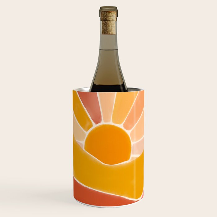 Wonderful Sunset Boho Wine Chiller Gallery Image 1