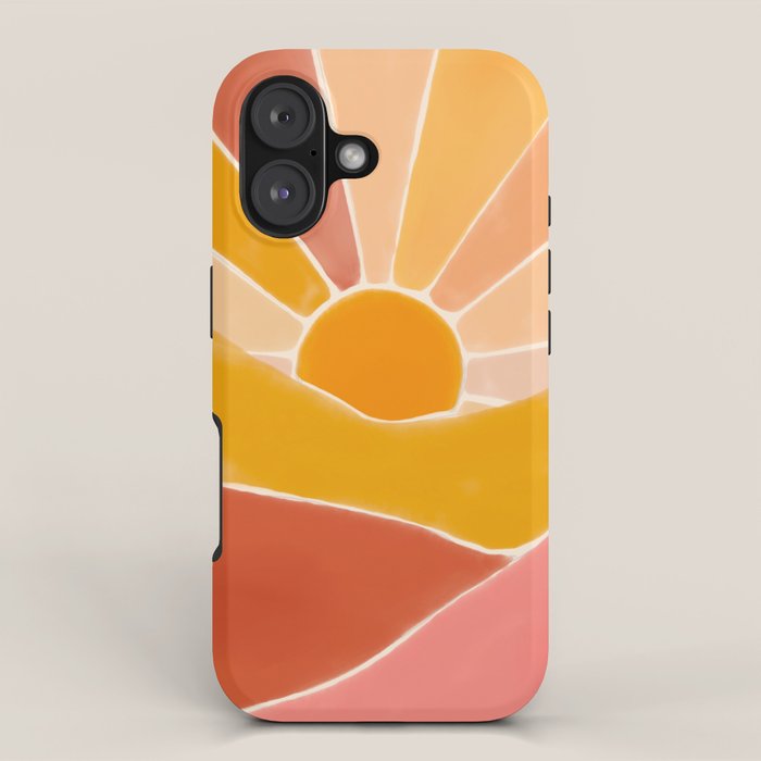 Wonderful Sunset Boho iPhone Case Gallery Image 1