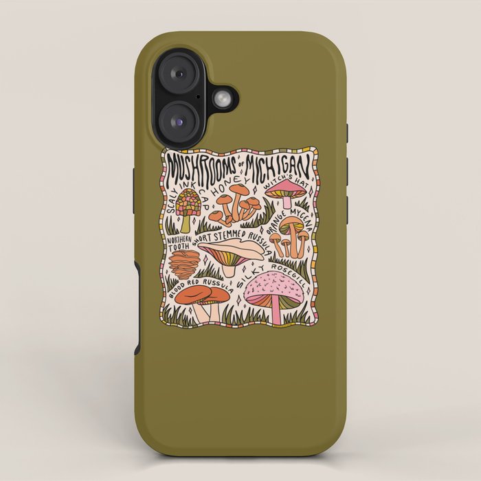 Mushrooms of Michigan iPhone Case Gallery Image 1