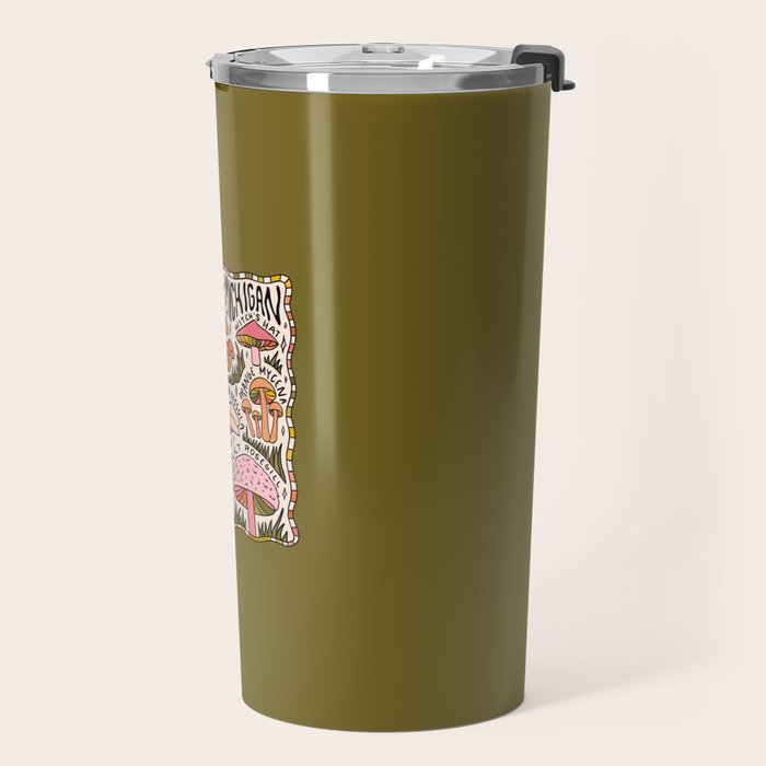 Mushrooms of Michigan Travel Mug Gallery Image 2
