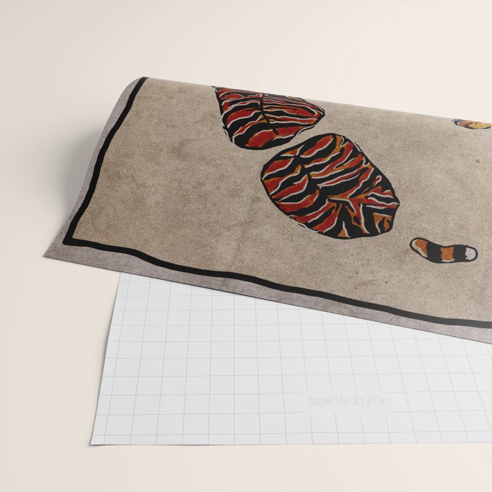 Two Tigers -- Ukiyo-e Style Wrapping Paper Gallery Image 2