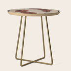 Two Tigers -- Ukiyo-e Style Side Table Gallery Image 1