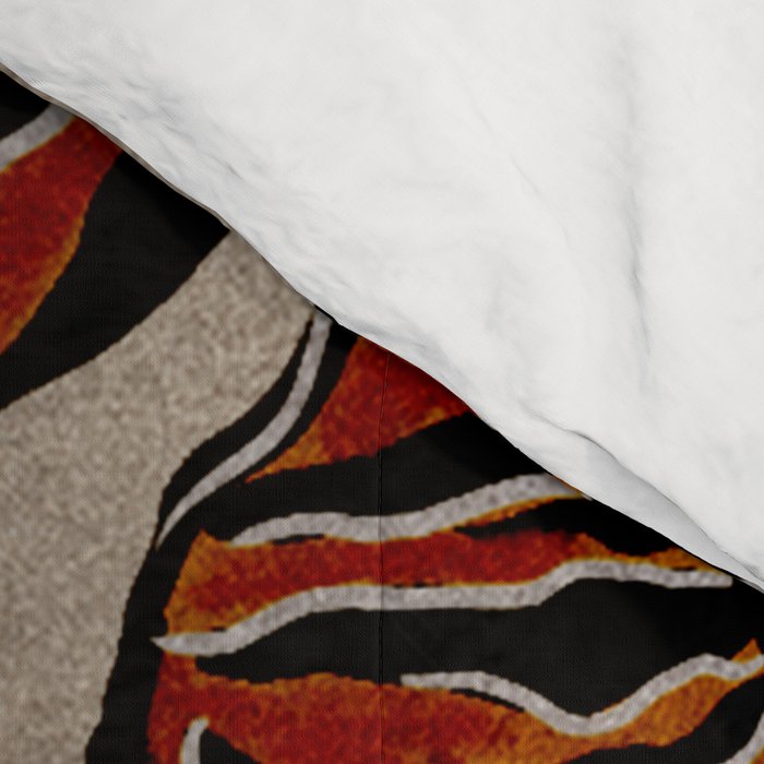 Two Tigers -- Ukiyo-e Style Comforter Gallery Image 4
