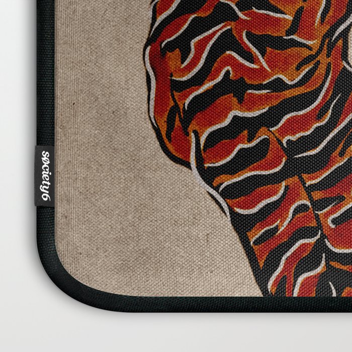 Two Tigers -- Ukiyo-e Style Laptop Sleeve Gallery Image 3