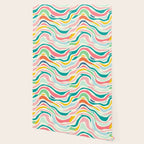 Colorful abstract line stripe art pattern Wallpaper Gallery Image 2