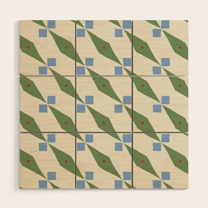 Simple Hand-cut Pattern #4 Wood Wall Art Gallery Image 1