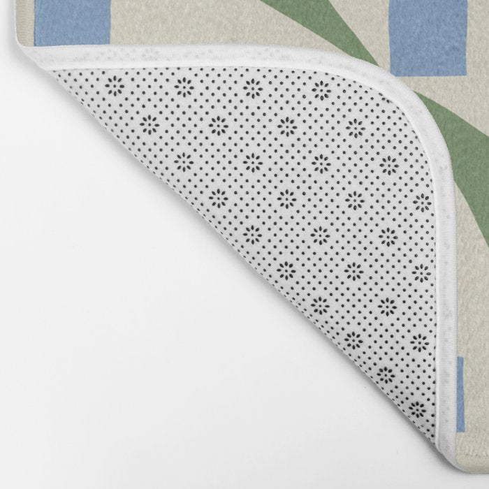 Simple Hand-cut Pattern #4 Bath Mat Gallery Image 2