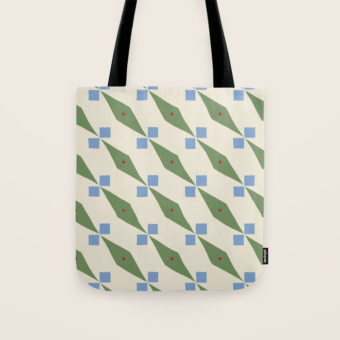 Simple Hand-cut Pattern #4 Tote Bag Gallery Image 1