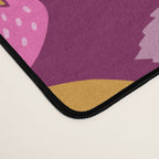 Strawberry Fields - Magenta Gold Desk Mat Gallery Image 4