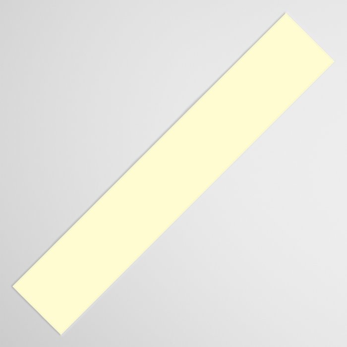 Pastel Lemon Yellow Pale Soft Meringue Yellow Table Runner Gallery Image 3