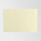 Pastel Lemon Yellow Pale Soft Meringue Yellow Rug Gallery Image 2