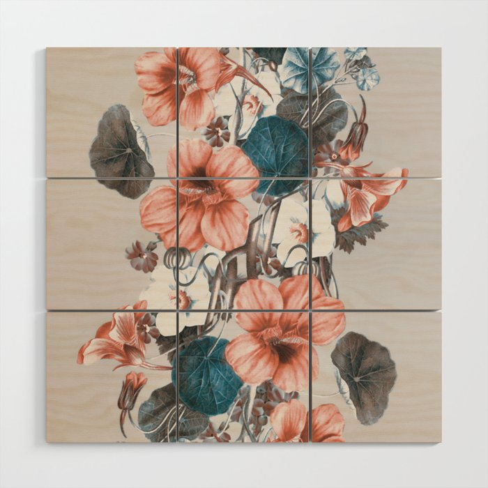 Flowers 9 Wood Wall Art Gallery Image 1