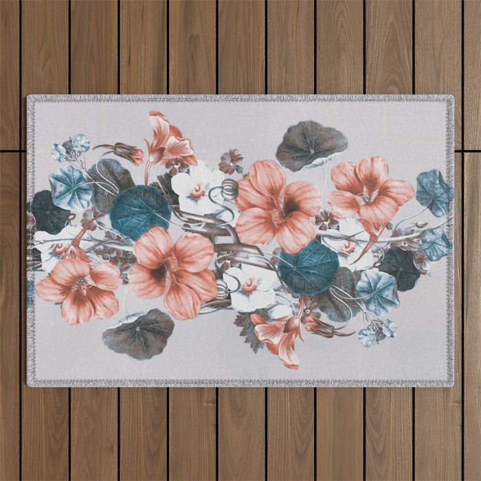 Flowers 9 Outdoor Rug Gallery Image 1