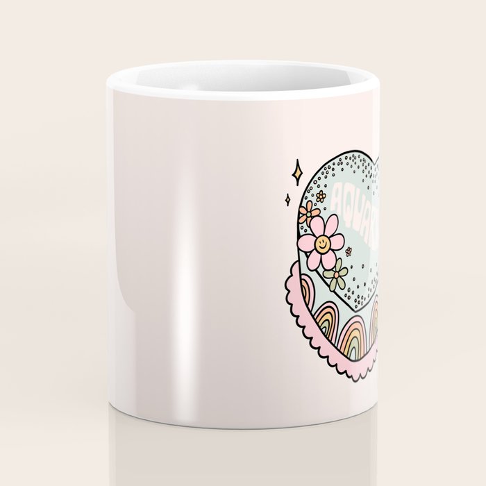 Aquarius Heart Cake Coffee Mug Gallery Image 4